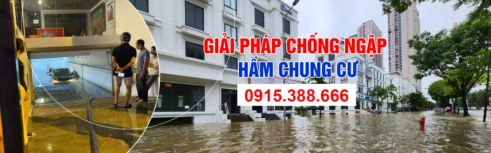 Cho thuê máy bơm chống ngập